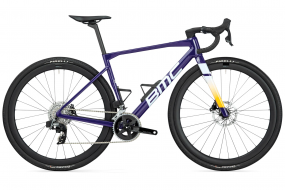 Гравийный велосипед BMC KAIUS 01 THREE (фиолетовый/белый) SRAM Rival AXS Wide 2x12 CRD-400 (2024)