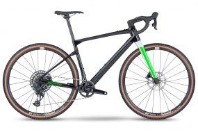 Велосипед BMC URS 01 FOUR (чёрный/зелёный) SRAM RIVAL eTAP AXS EAGLE DT SWISS G1800 SPLINE (2023)