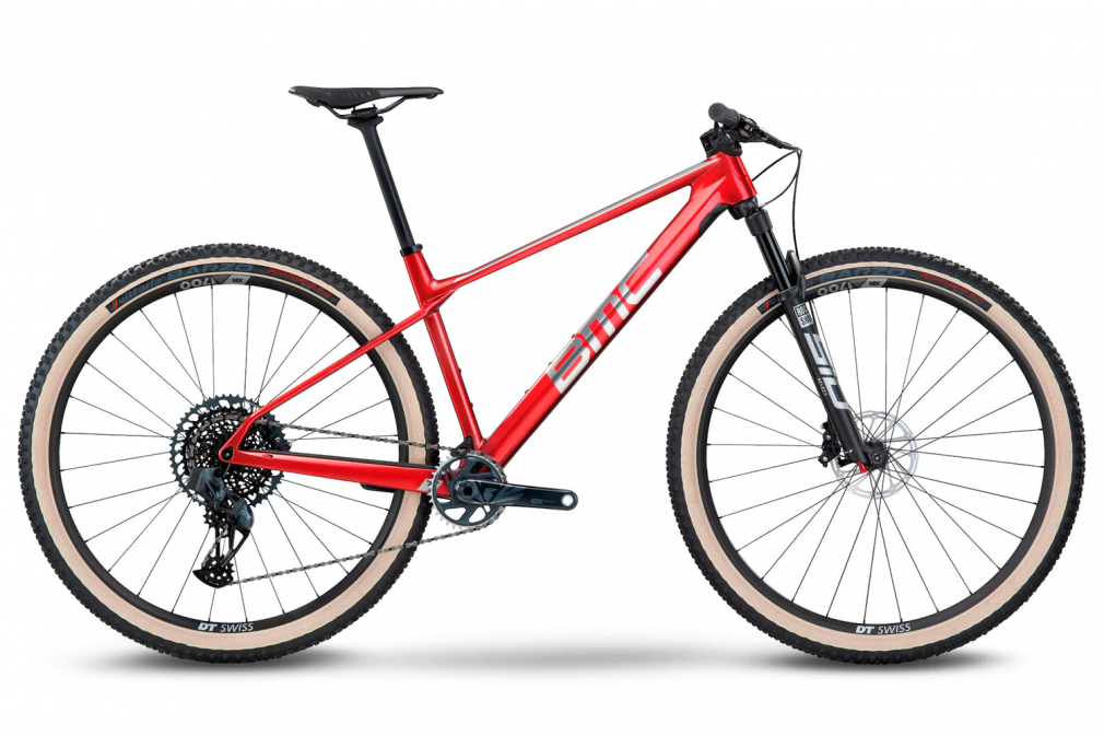 Велосипед BMC TWOSTROKE 01 ONE (красный/серебристый) SRAM GX Eagle AXS DT Swiss X 1700 (2023)