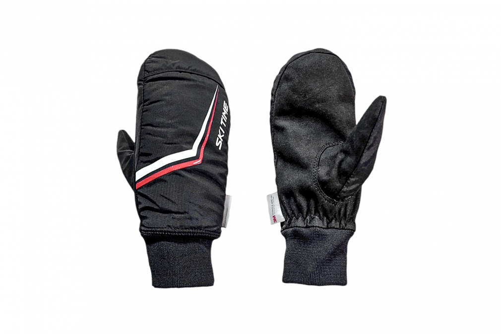 Лыжные варежки SKI TIME THERMO BLACK